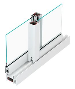 Алюминиевый профиль для раздвижных балконов